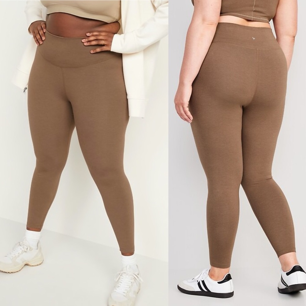 NWT Old Navy Extra High Rise Powerchill Leggings Play Clay Womens Size 4X Active